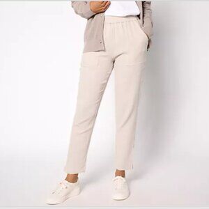 Barefoot Dreams Malibu Collection Sun Soaked Cropped Pant Sandstone M A646071